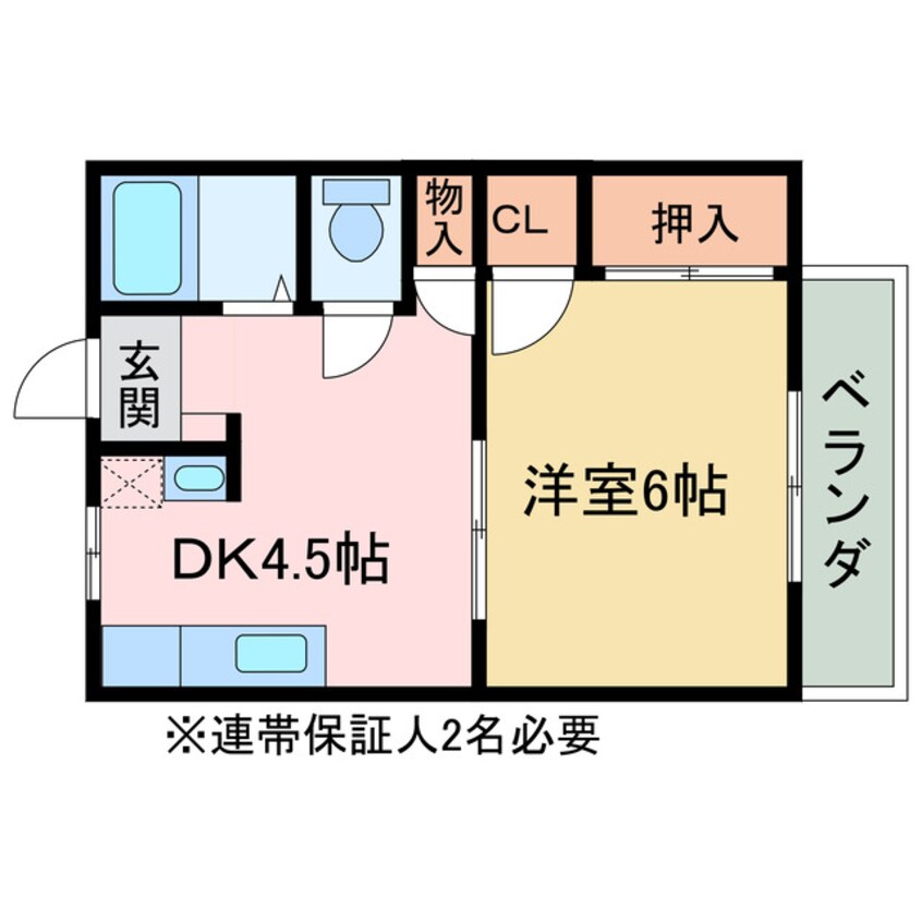 間取図 ヴィレッジ巴