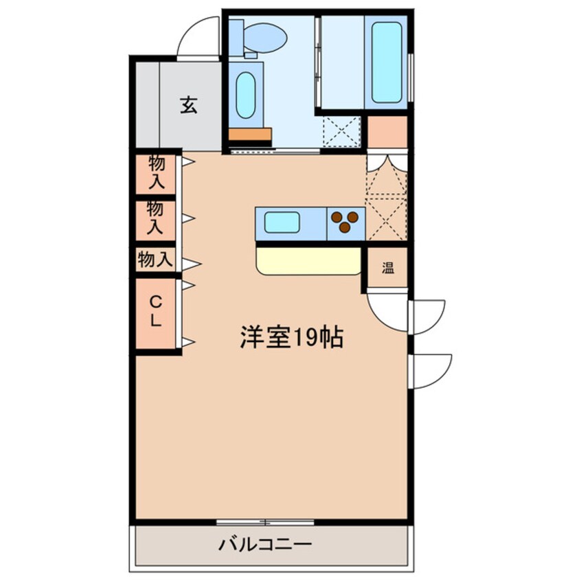 間取図 ザ・グローバル・タワー