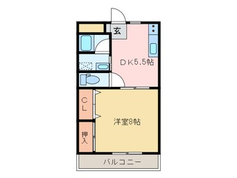 間取図 リバーサイド庄内Ⅵ