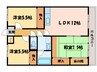 第５水野マンション 3LDKの間取り