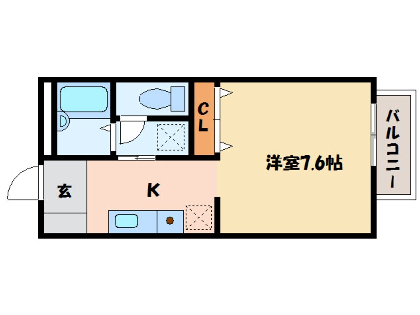 間取図 フォブールＭ