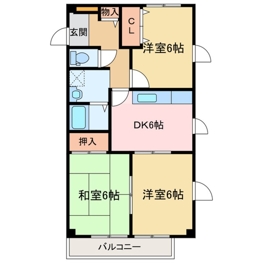 間取図 フォブールベルベール