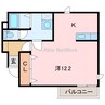 ソレイユ・アミュー南館 1Kの間取り