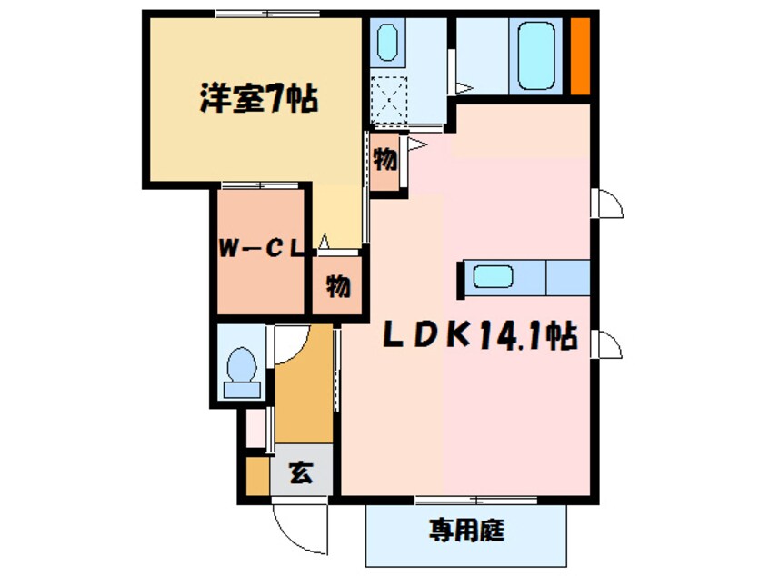 間取図 シャーメゾンＢｅｓｅ