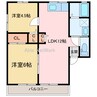 ケイ・エス・ハイム 2LDKの間取り