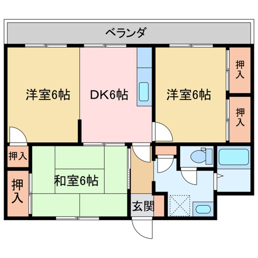 間取図 イーストハイム