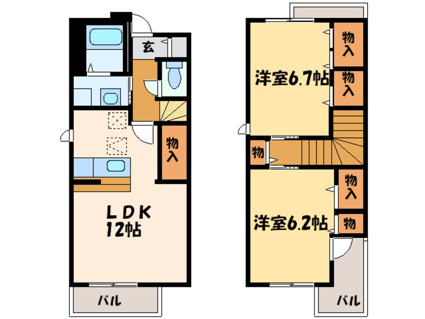 間取図 グレンデ・フレデリクス