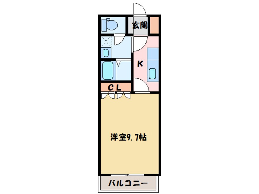 間取図 イーストリバー