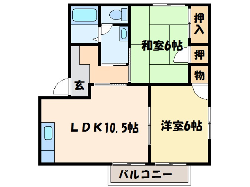 間取図 フォーレス沢津