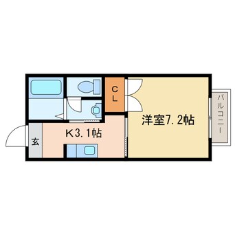 間取図 シャーメゾン新須賀