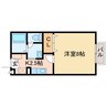 コーポラスダイクヤ 1Kの間取り