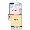 メゾン千 1DKの間取り