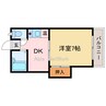 メゾン千 1DKの間取り