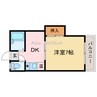 メゾン千 1DKの間取り