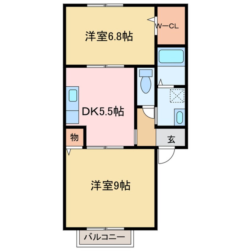 間取図 パストラルＭ