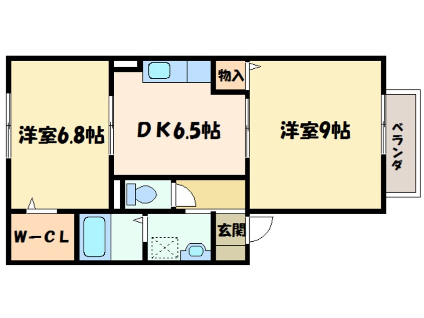 間取図 パストラルＭ