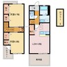ア・ラ・モード本郷A 2LDKの間取り