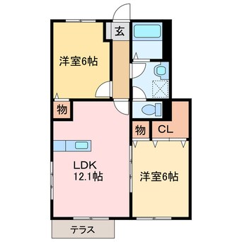 間取図 アンソレイエ本郷