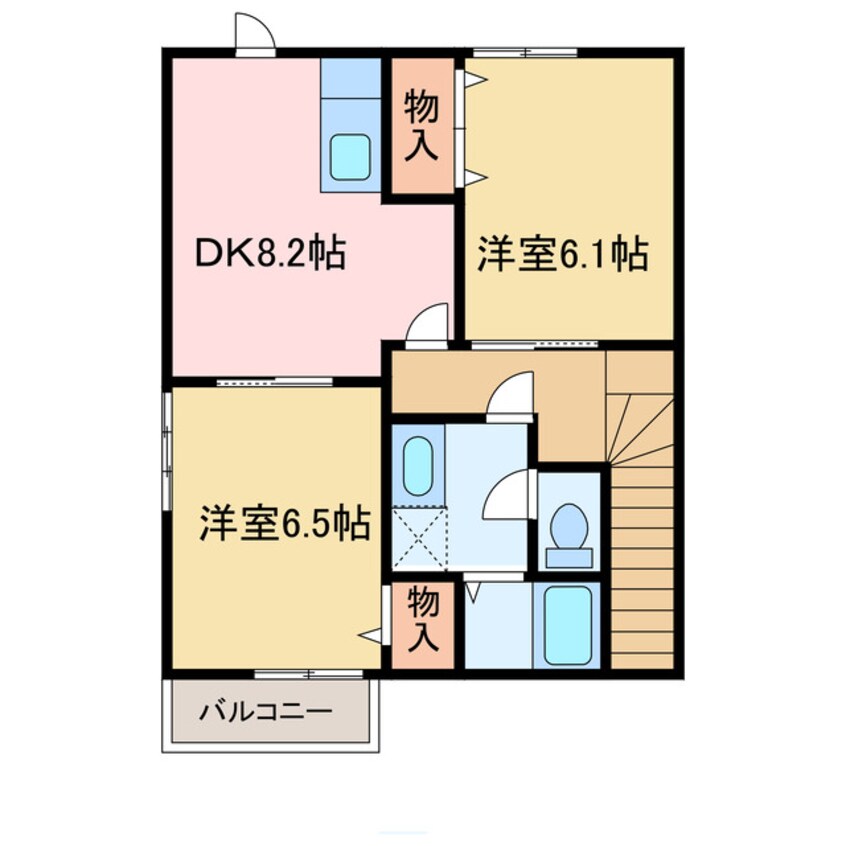 間取図 ソレアード　アパルタメント