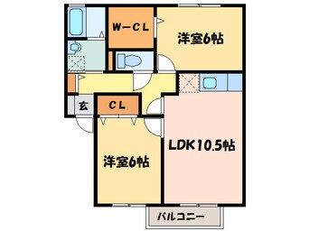 間取図 ビバーチェやまは奈