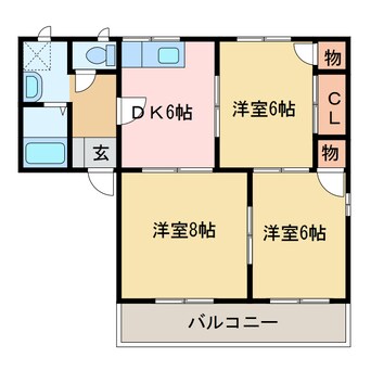 間取図 メゾントレビⅩⅢ