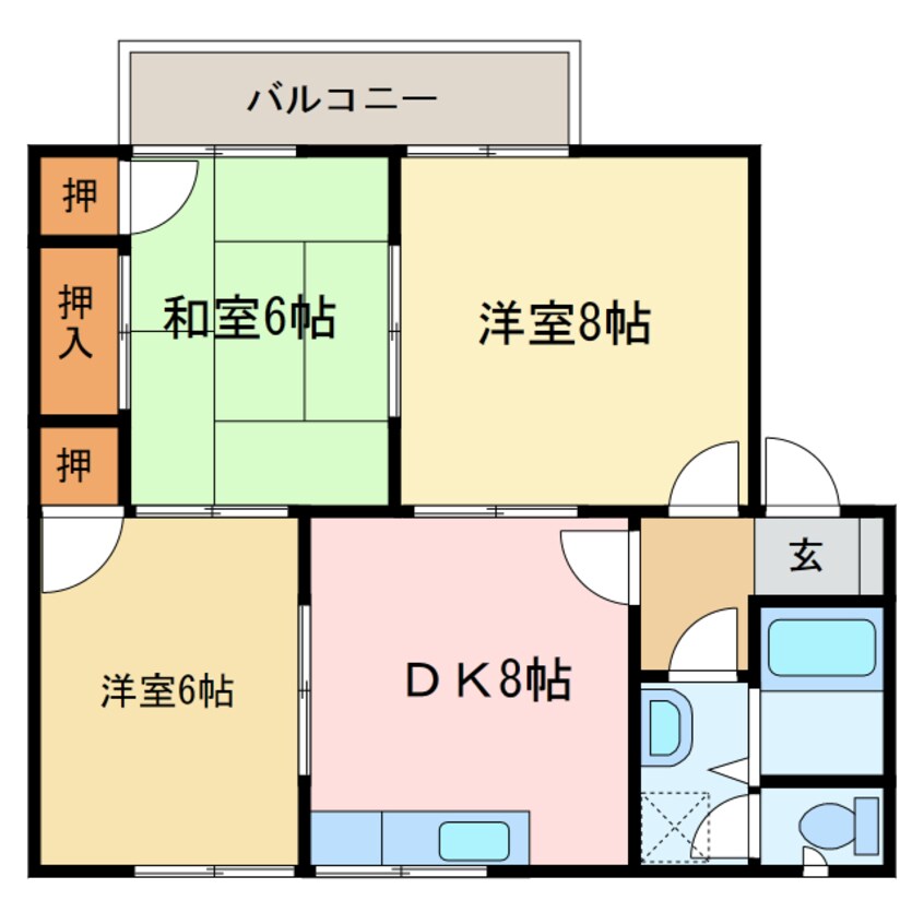 間取図 メゾントレビⅩⅢ