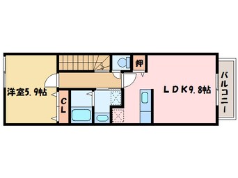 間取図 カルムメゾン