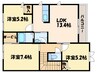 タウン表参道 3LDKの間取り