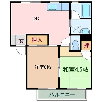 間取図 サンコート中村