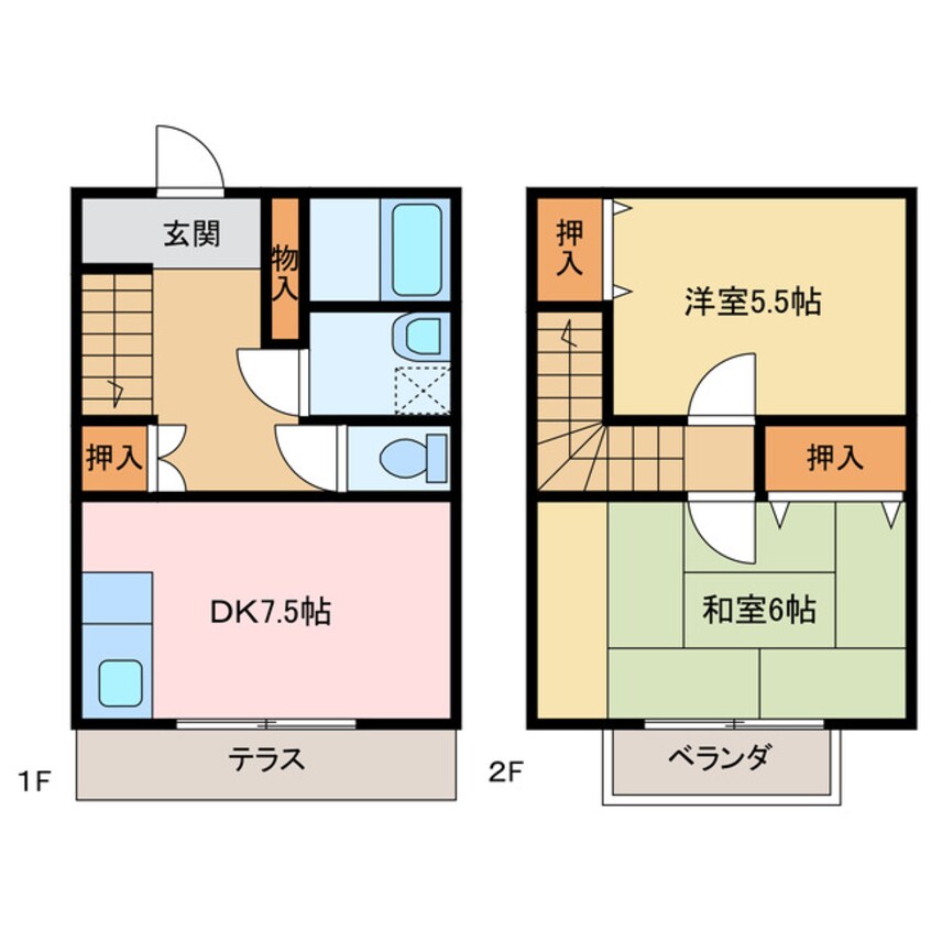 間取図 レジデンス中村