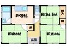 船木甲2429-1貸家 3DKの間取り