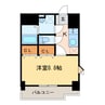 モンシェモア・Ⅱ 1Kの間取り