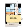 モンシェモア・Ⅱ 1Kの間取り