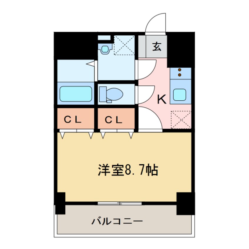 間取図 モンシェモア・Ⅱ