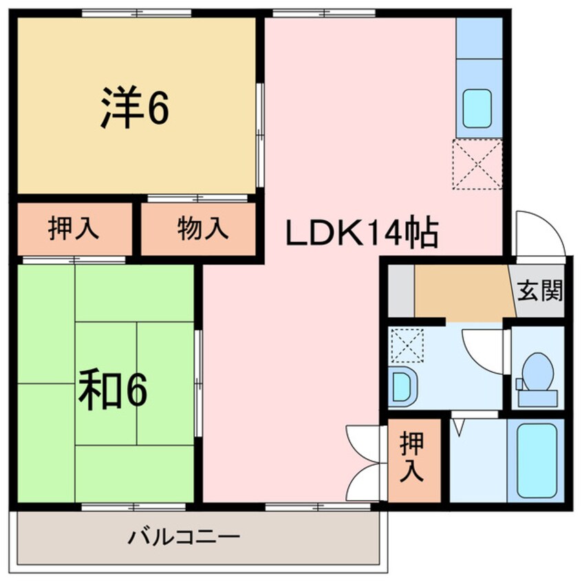 間取図 メゾン・ド・東雲