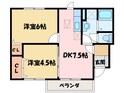 ブリーゼ・大生院の間取図