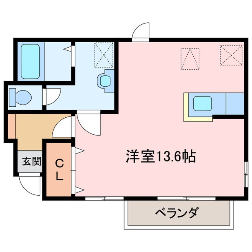 間取図 アルカンシェル庄内Ⅱ