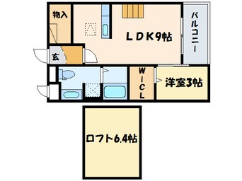 間取図 キャトル・セゾン駅前