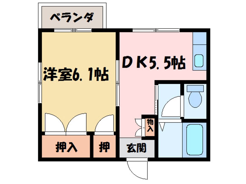 間取図 ワンズワン新須賀