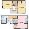 港町21－2貸家 2LDKの間取り