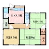 沢津町二丁目5-22貸家 3DKの間取り