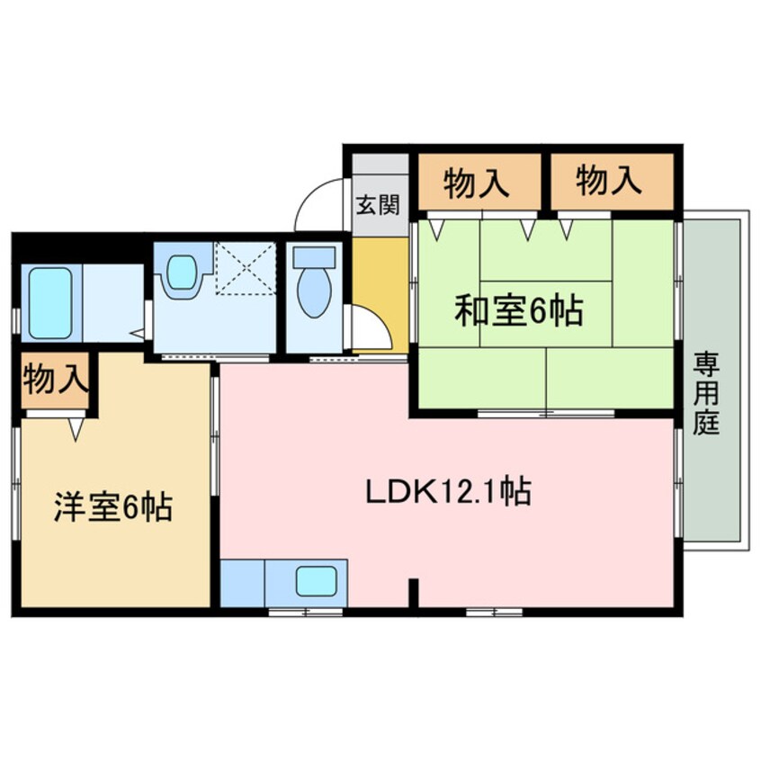 間取図 シャーメゾン綾