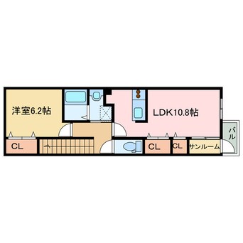 間取図 アヴァンセ下泉