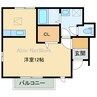 エアリー 1Rの間取り