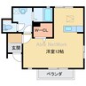 エアリー 1Rの間取り