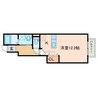 シームリーＡ 1Kの間取り