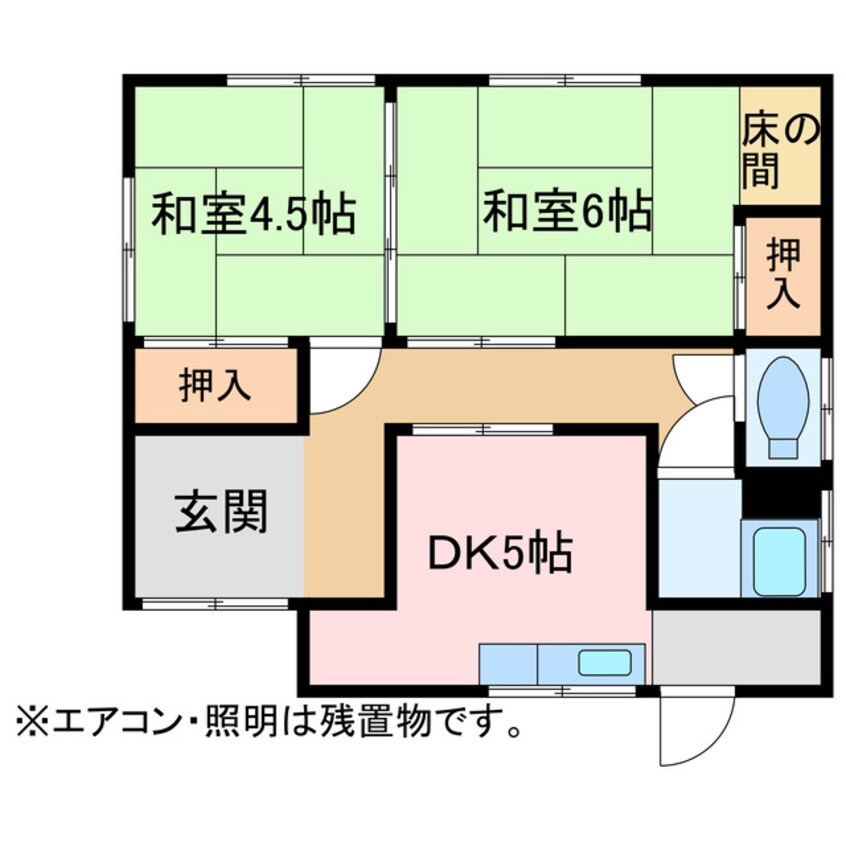 間取図 政枝町1-3-45貸家