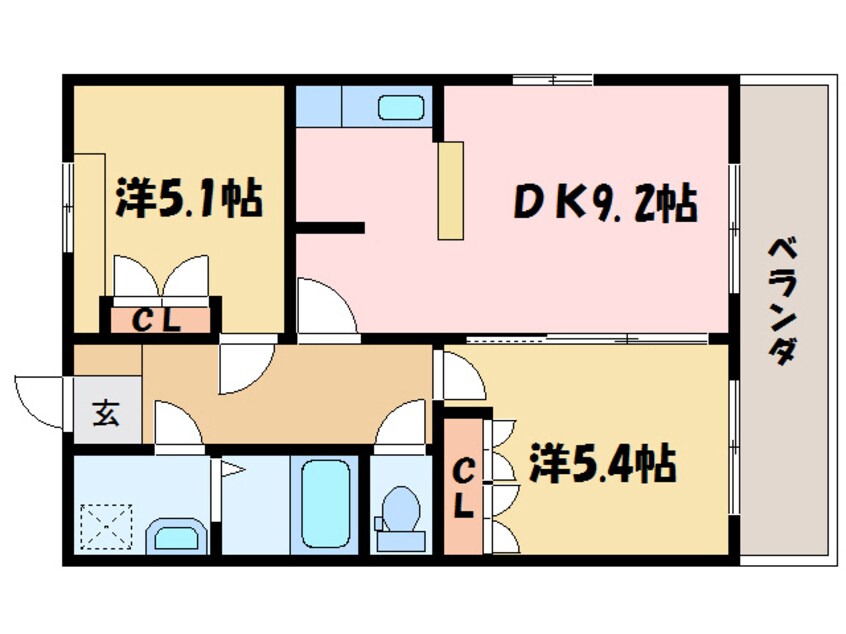 間取図 イーストリバーⅢ