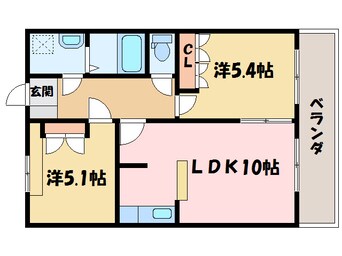 間取図 イーストリバーⅢ