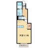 中村ハイツ　ミレ 1Rの間取り
